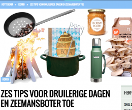 Zes tips voor druilerige dagen en Zeemansboter toe